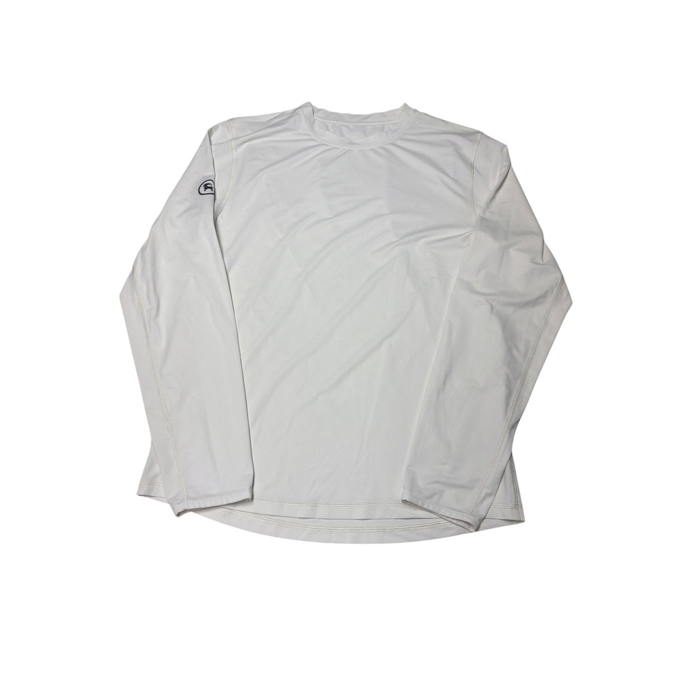 Backcountry Tahoe Sun Long-Sleeve Crew Shirt White BCCZ367 Large
